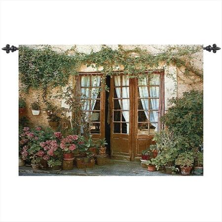 MANUAL WOODWORKERS & WEAVERS Twenty Four Pots Tapestry Wall Hanging Horizontal 53 X 35 in. HWGTWP